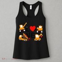 Construction Dump Truck Valentine's Day Of Lover Women's Tank Top thumb 3