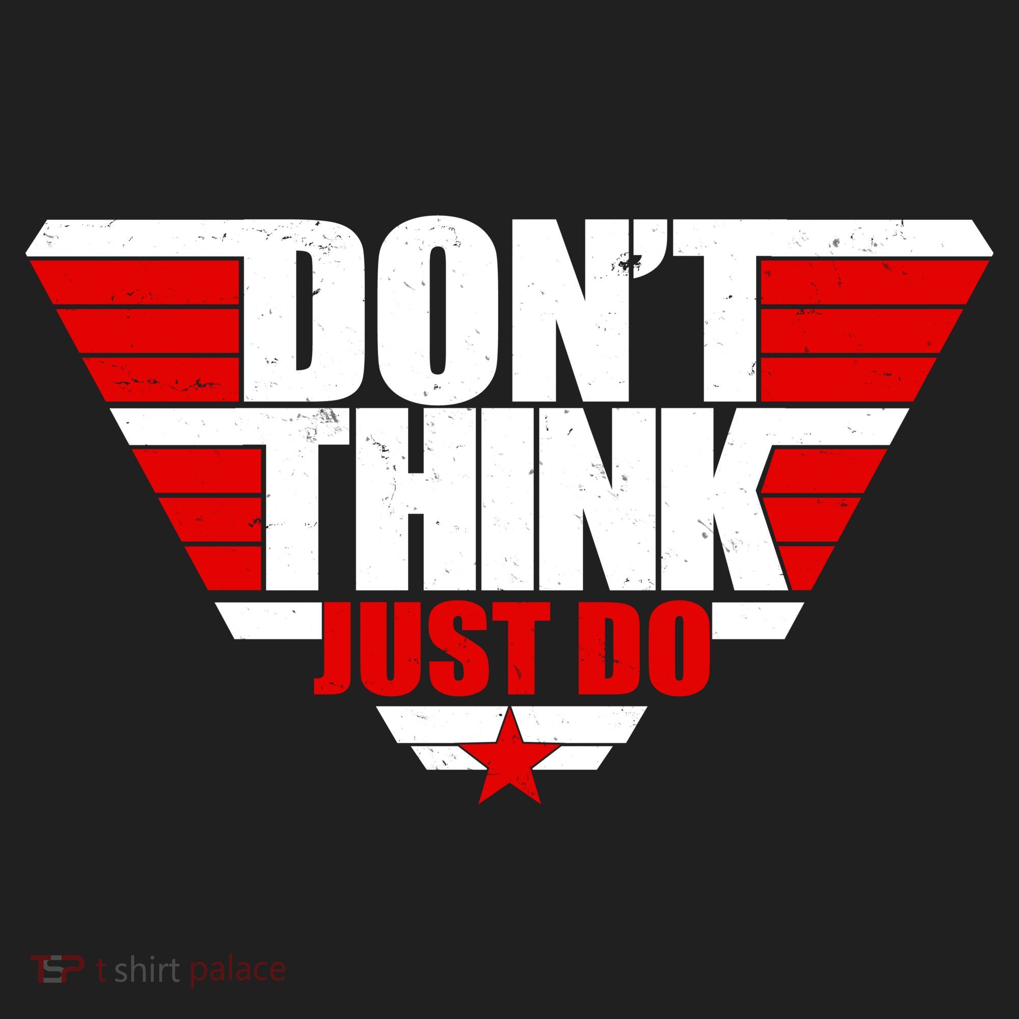 Cool Don't Think Just Do Logo Women's Sweatshirt