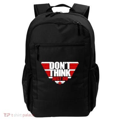 Cool Don't Think Just Do Logo Backpack