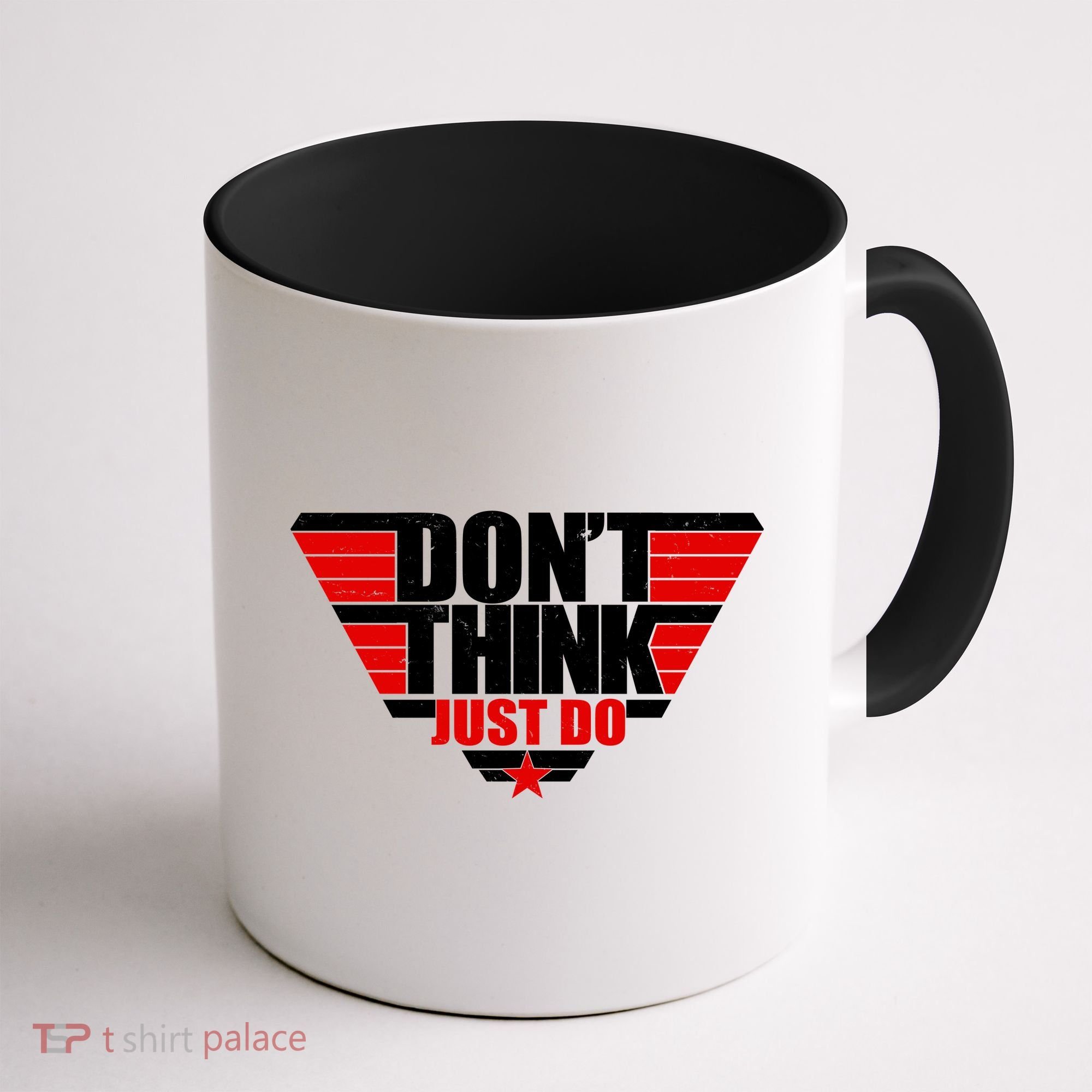 Cool Don't Think Just Do Logo Coffee Mug