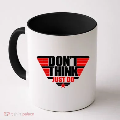 Cool Don't Think Just Do Logo Coffee Mug