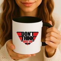 Cool Don't Think Just Do Logo Coffee Mug thumb 3