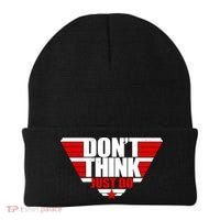 Cool Don't Think Just Do Logo Beanie thumb 0