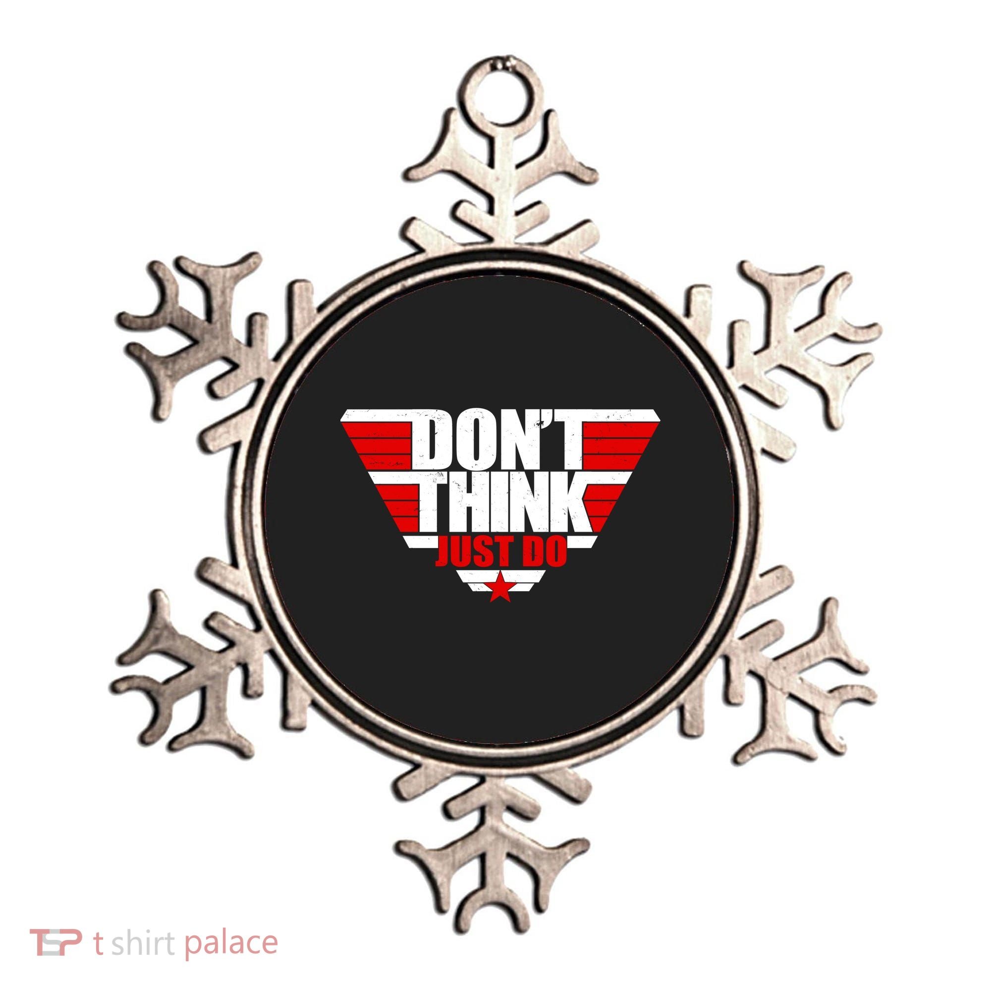 Cool Don't Think Just Do Logo Ornament