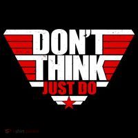 Cool Don't Think Just Do Logo Ornament thumb 1