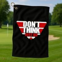 Cool Don't Think Just Do Logo Golf Towel thumb 1