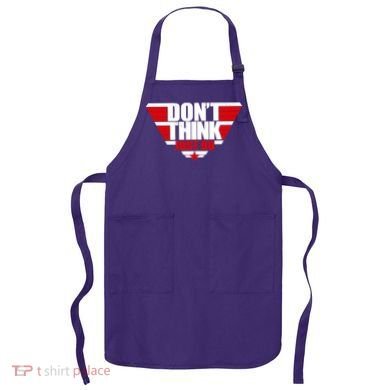 Cool Don't Think Just Do Logo Apron