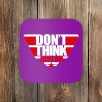 Cool Don't Think Just Do Logo Coaster thumb 0