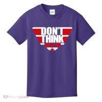 Cool Don't Think Just Do Logo Kids T-Shirt thumb 0