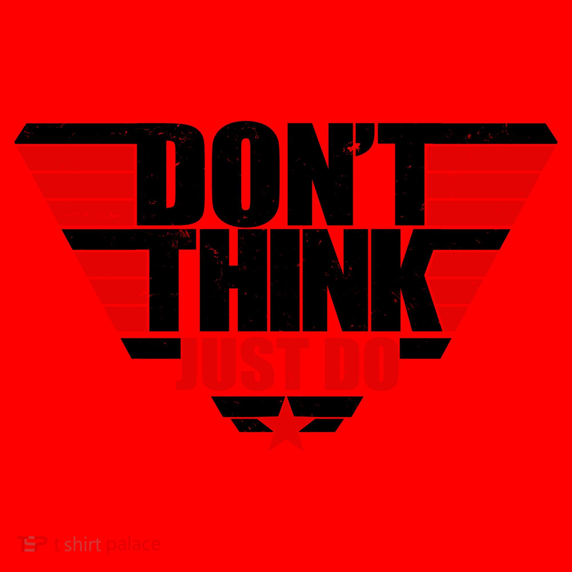Cool Don't Think Just Do Logo Santa Hat