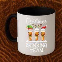 Christmas Drinking Team Holiday Season Xmas Beer Lover Coffee Mug thumb 2