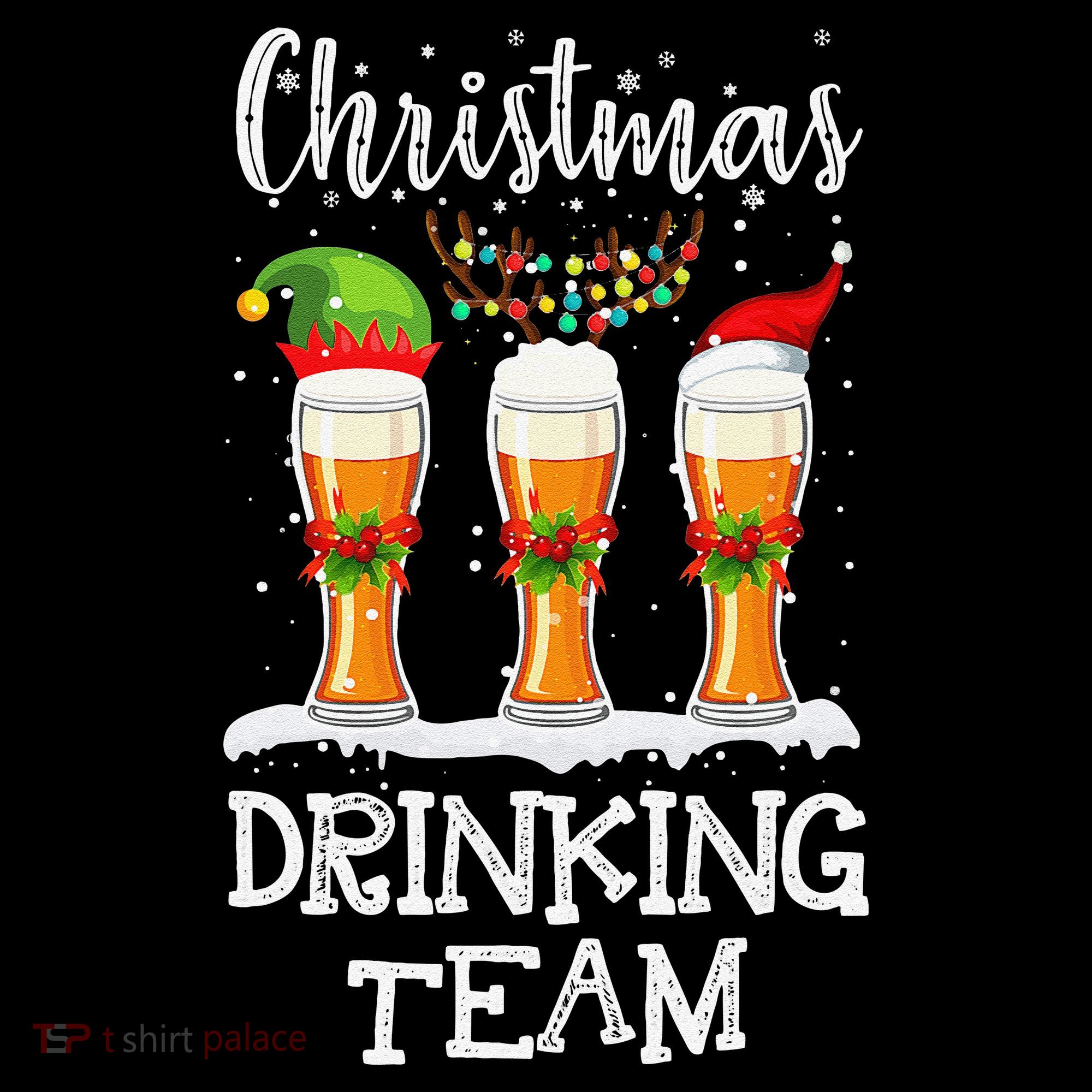Christmas Drinking Team Holiday Season Xmas Beer Lover Coffee Mug