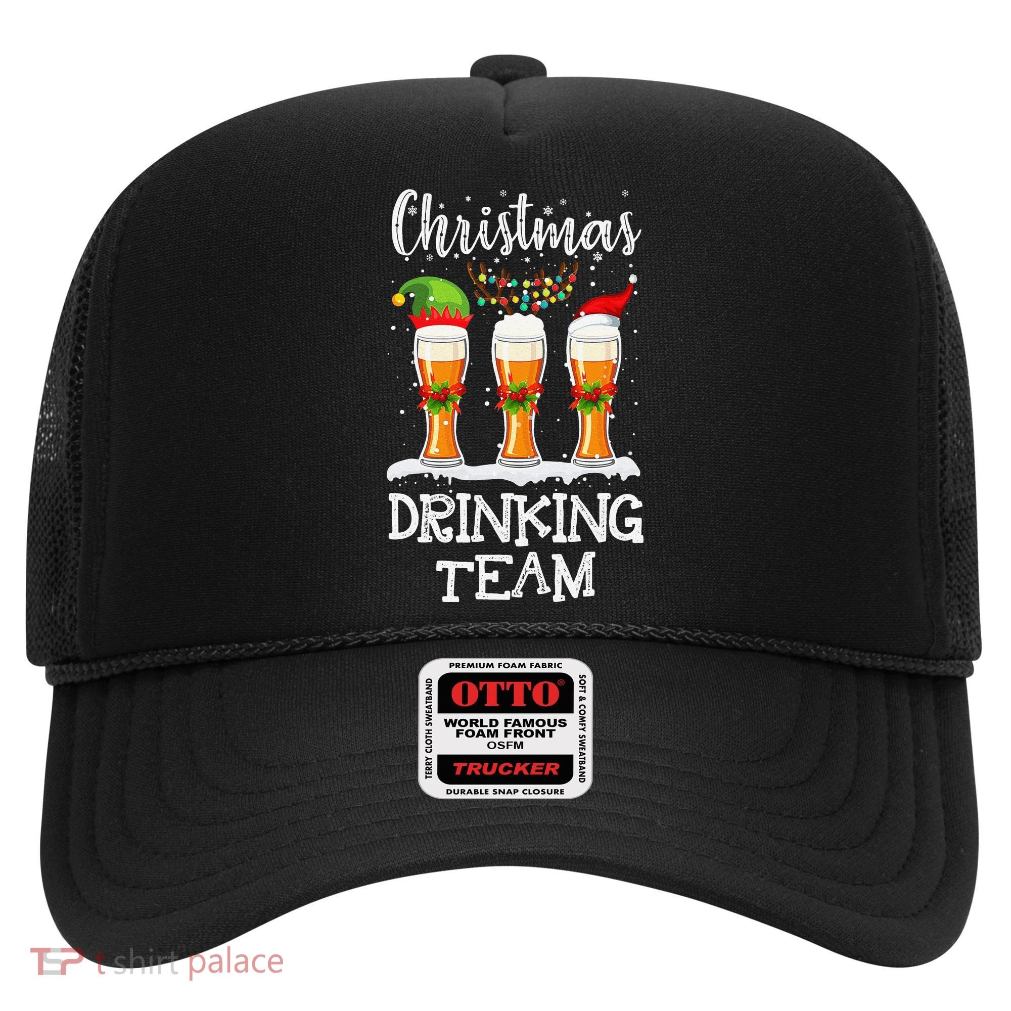 Christmas Drinking Team Holiday Season Xmas Beer Lover Hat