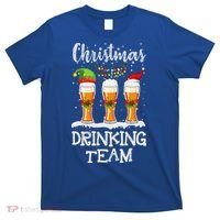 Christmas Drinking Team Holiday Season Xmas Beer Lover T-Shirt thumb 0