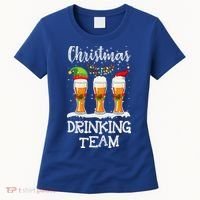 Christmas Drinking Team Holiday Season Xmas Beer Lover Women's T-Shirt thumb 0