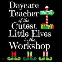 Cute Daycare Teacher Christmas Teach Cutest Elves Workshop Coffee Mug thumb 5