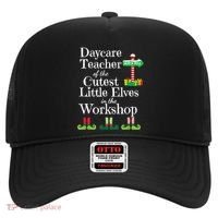 Cute Daycare Teacher Christmas Teach Cutest Elves Workshop Hat thumb 0