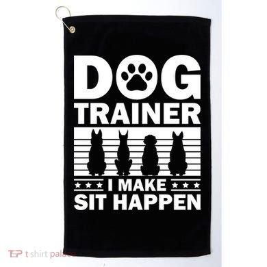 Cool Dog Trainer Dog Training Agility Class Cool Gift Golf Towel