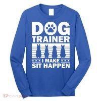 Cool Dog Trainer Dog Training Agility Class Cool Gift Long Sleeve Shirt thumb 0