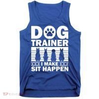 Cool Dog Trainer Dog Training Agility Class Cool Gift Tank Top thumb 0
