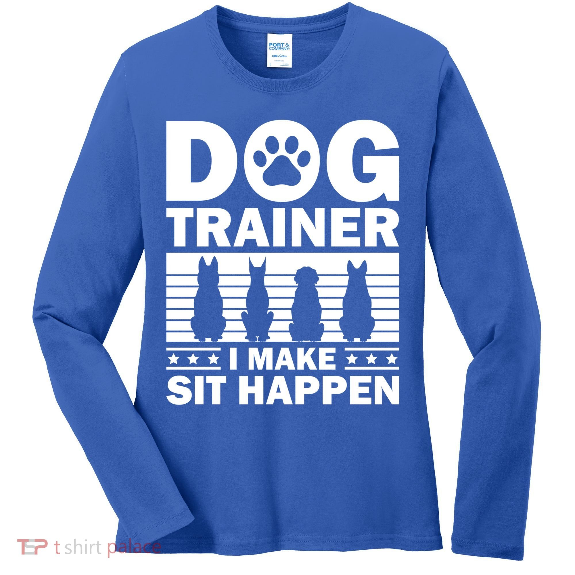 Cool Dog Trainer Dog Training Agility Class Cool Gift Women's Long Sleeve Shirt