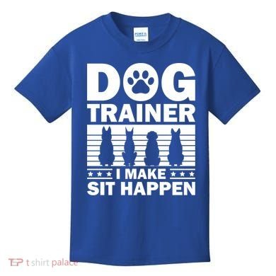 Cool Dog Trainer Dog Training Agility Class Cool Gift Kids T-Shirt