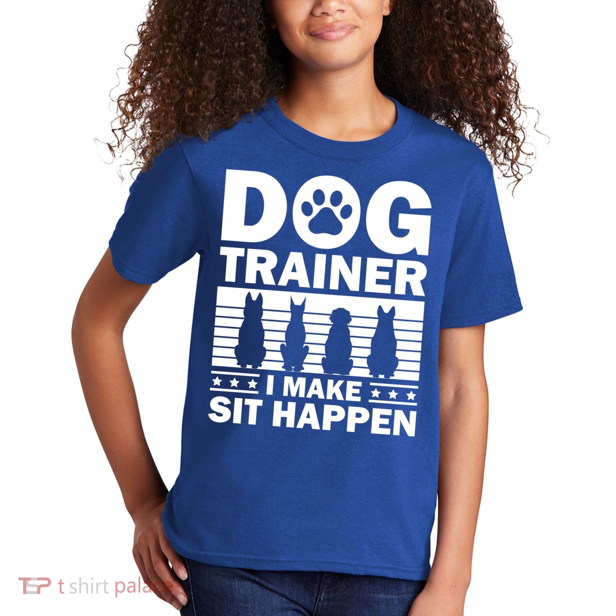 Cool Dog Trainer Dog Training Agility Class Cool Gift Kids T-Shirt