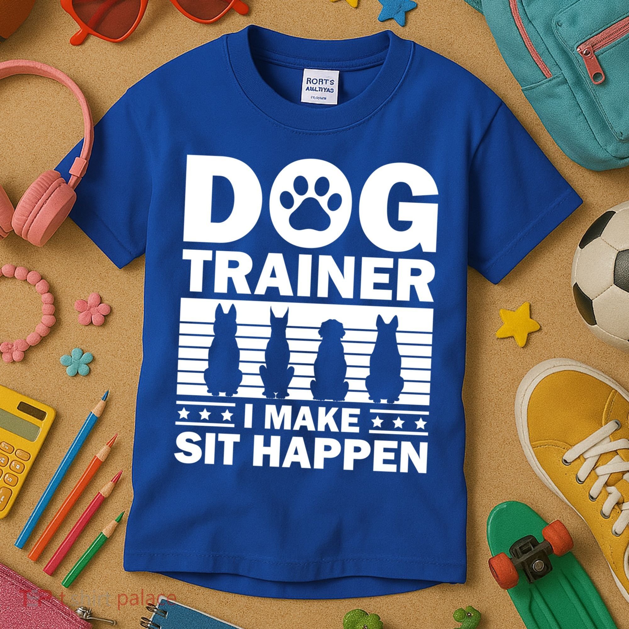 Cool Dog Trainer Dog Training Agility Class Cool Gift Kids T-Shirt
