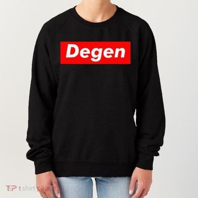 Cryptocurrency Day Trader Gifts Degen Crypto Women's Sweatshirt
