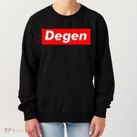 Cryptocurrency Day Trader Gifts Degen Crypto Women's Sweatshirt thumb 0