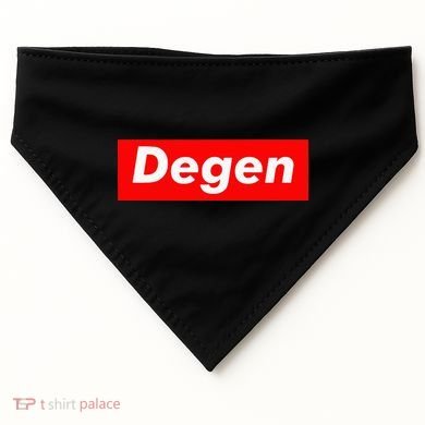 Cryptocurrency Day Trader Gifts Degen Crypto USA-Made Doggie Bandana