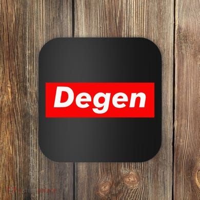 Cryptocurrency Day Trader Gifts Degen Crypto Coaster