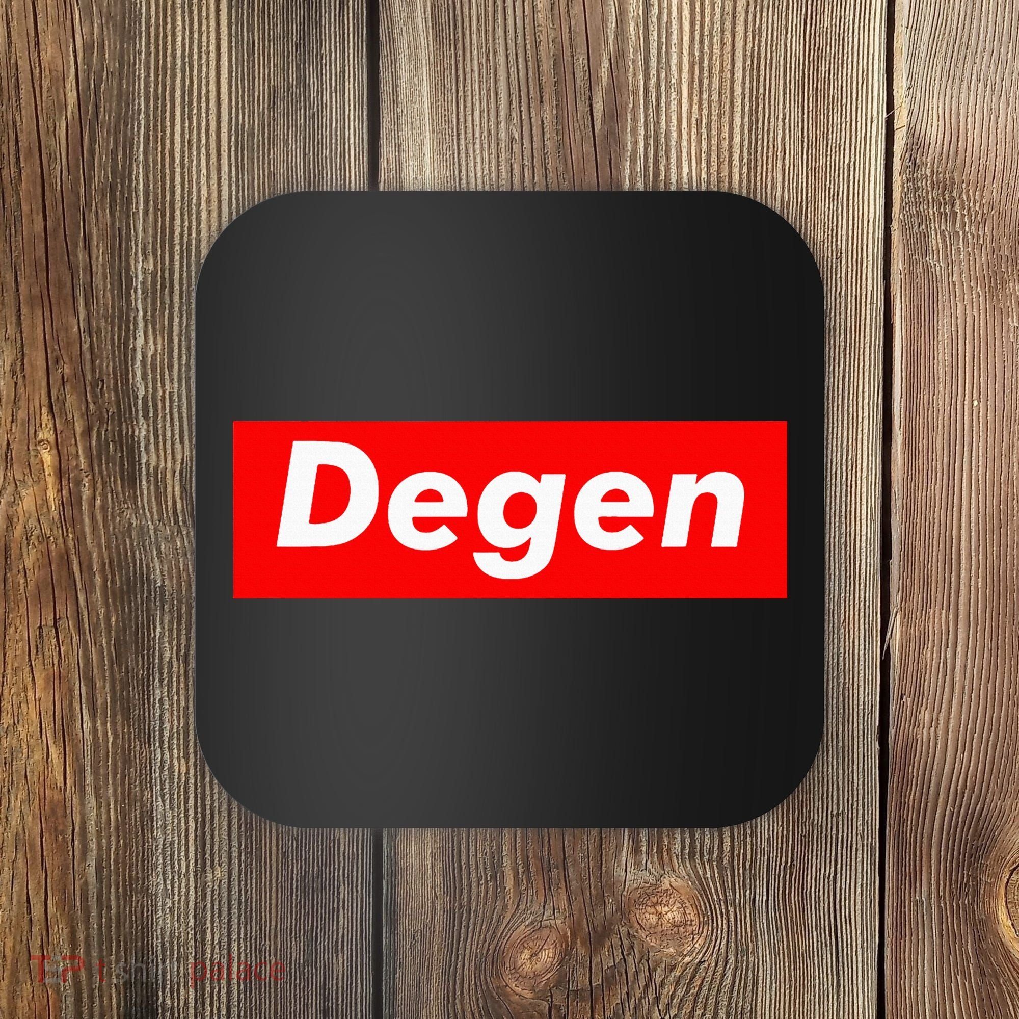 Cryptocurrency Day Trader Gifts Degen Crypto Coaster