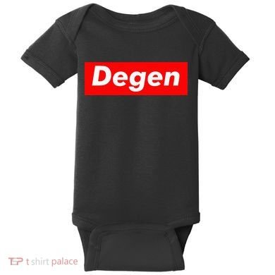 Cryptocurrency Day Trader Gifts Degen Crypto Baby Bodysuit