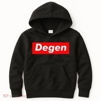 Cryptocurrency Day Trader Gifts Degen Crypto Kids Hoodie thumb 0