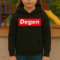 Cryptocurrency Day Trader Gifts Degen Crypto Kids Hoodie thumb 3