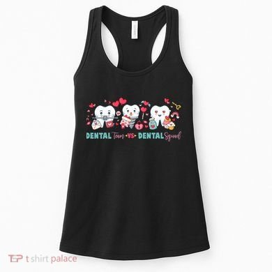 Cute Dental Team VS Dental Squad Women's Tank Top