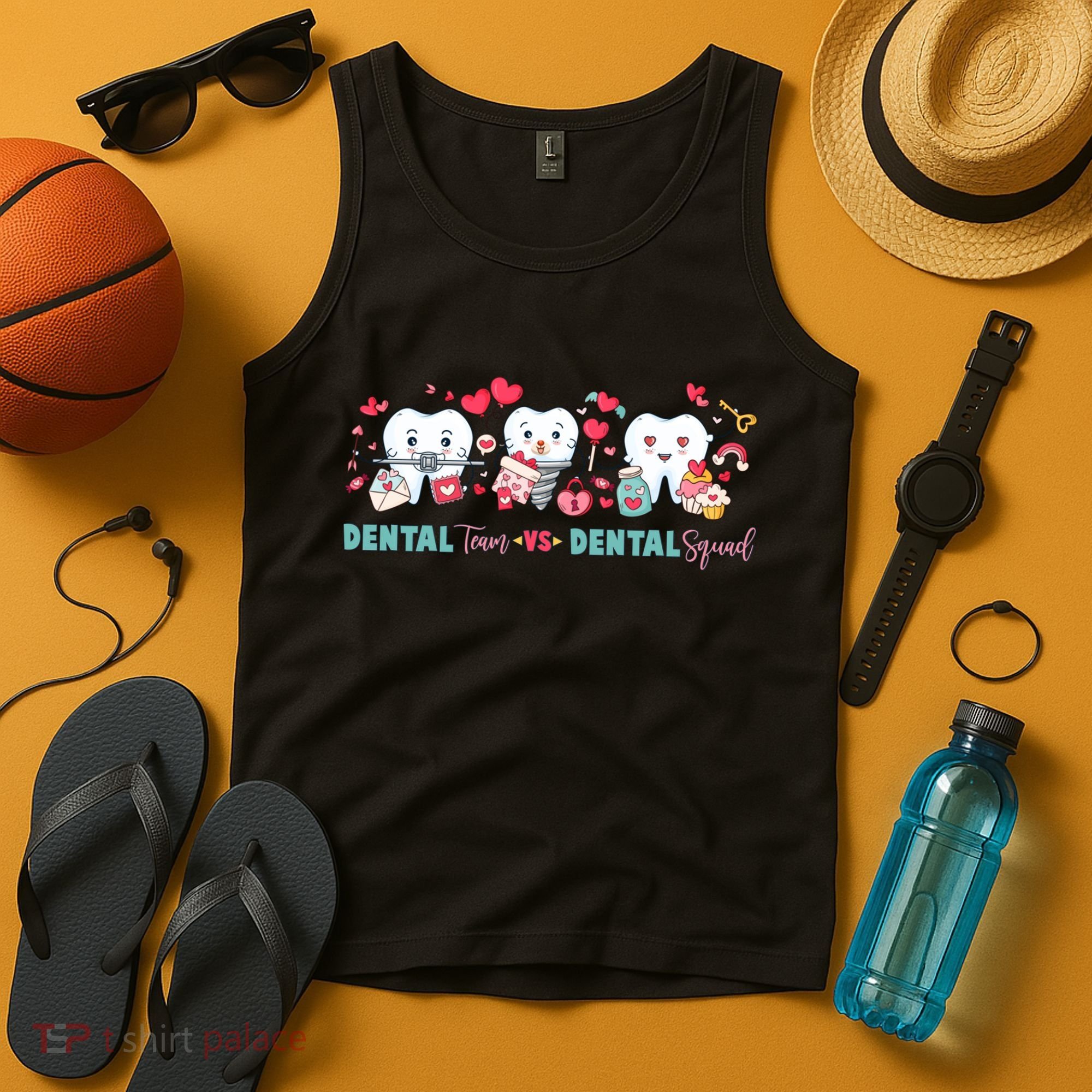 Cute Dental Team VS Dental Squad Tank Top
