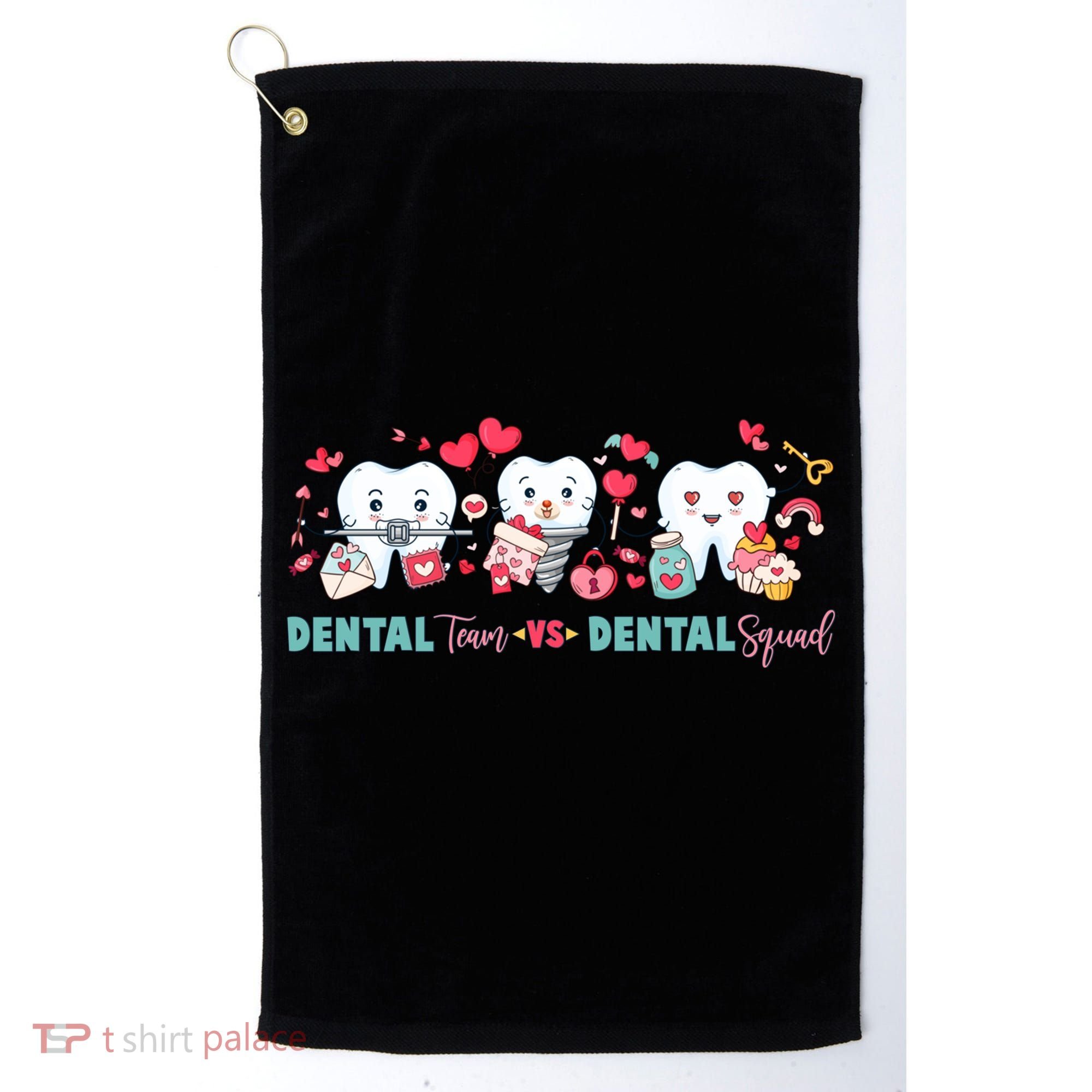 Cute Dental Team VS Dental Squad Golf Towel