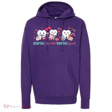 Cute Dental Team VS Dental Squad Hoodie