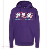 Cute Dental Team VS Dental Squad Hoodie thumb 0