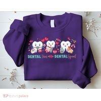 Cute Dental Team VS Dental Squad Sweatshirt thumb 2