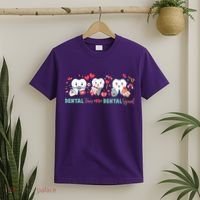 Cute Dental Team VS Dental Squad T-Shirt thumb 2