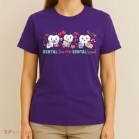 Cute Dental Team VS Dental Squad T-Shirt thumb 4