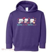 Cute Dental Team VS Dental Squad Toddler Hoodie thumb 0