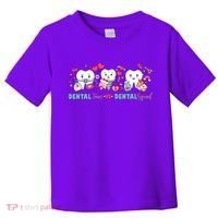 Cute Dental Team VS Dental Squad Toddler T-Shirt thumb 0