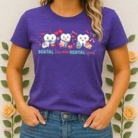 Cute Dental Team VS Dental Squad Women's T-Shirt thumb 2