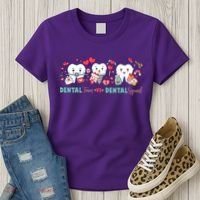 Cute Dental Team VS Dental Squad Women's T-Shirt thumb 3