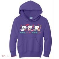Cute Dental Team VS Dental Squad Kids Hoodie thumb 0