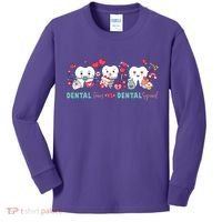 Cute Dental Team VS Dental Squad Kids Long Sleeve Shirt thumb 0